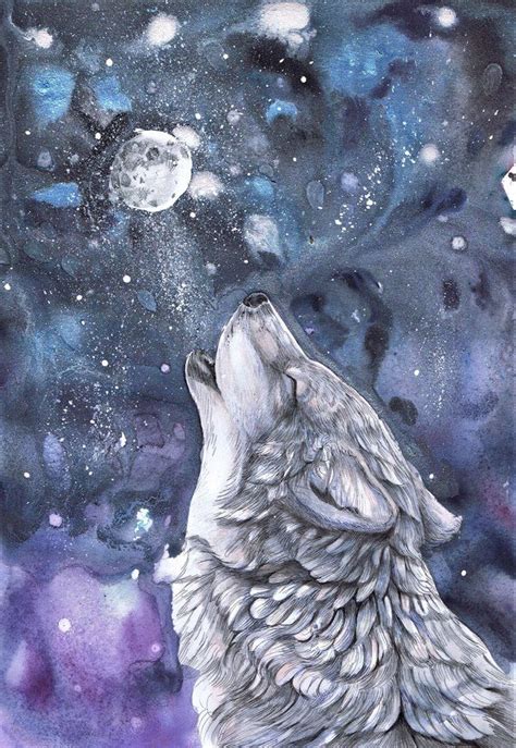 Dawndelver On Deviantart Alone Wolf Moon Alone Wolf Wolf Moon