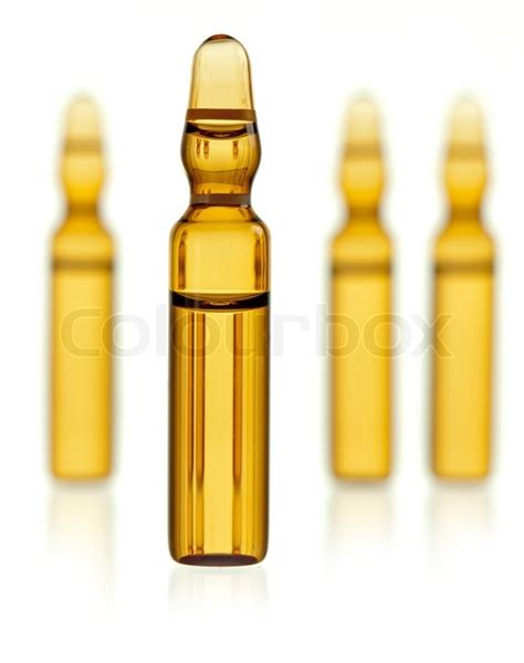 Ampoule Containing Medicament Stock Image Colourbox