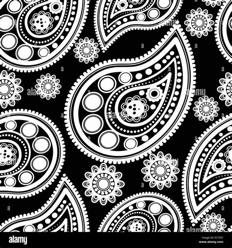 Seamless Floral Retro Doodle Pattern Stock Vector Image And Art Alamy