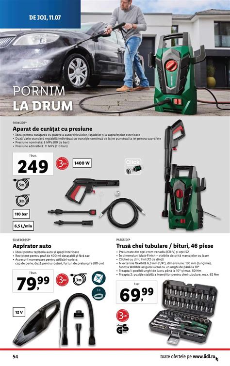 Oferte Lidl Parkside Si Ultimate Speed Din 11 Iulie 2024 Revista Lidl