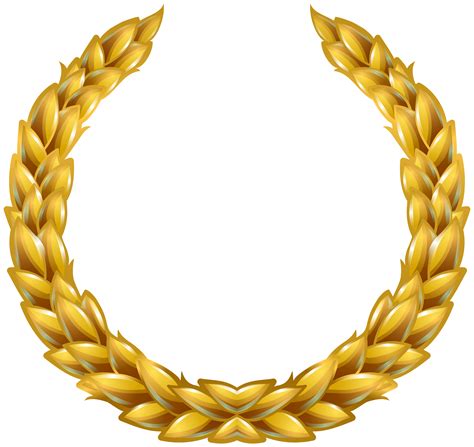 Laurel Wreath Gold Clip Art Column Png Download 17581760 Free Images