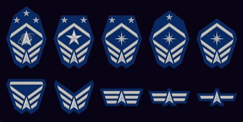 Space Force Enlisted Rank Insignia