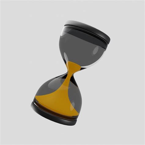 Premium Photo 3d Hourglass Icon With Cartoon Style 3d Rendering