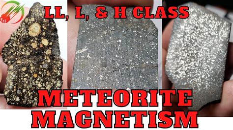 Meteorite Magnet Test Demo Meteorite Magnetism How Much Metal Is In A