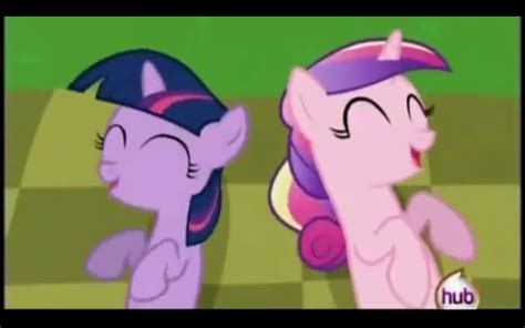 Filly Twilight And Young Princess Cadence My Little Pony Friendship
