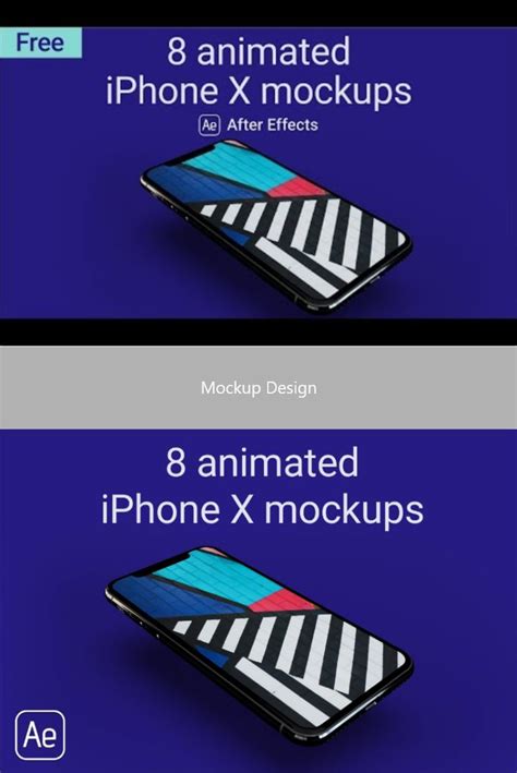 Animated Iphone X Mockups Mobile Project Mockup Mockup Design