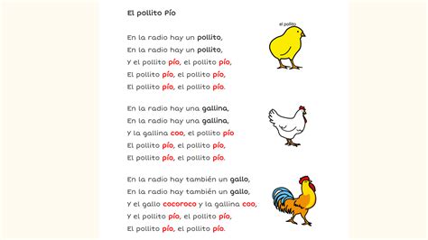 La Pp El Pollito Pío Pictoeduca