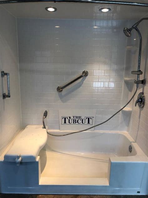 Handicap Showers Bathtub Handicap Conversion Handicap Accessible Walk In Shower The Tubcut