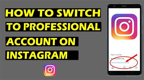 How To Switch To Professional Account On Instagram Youtube