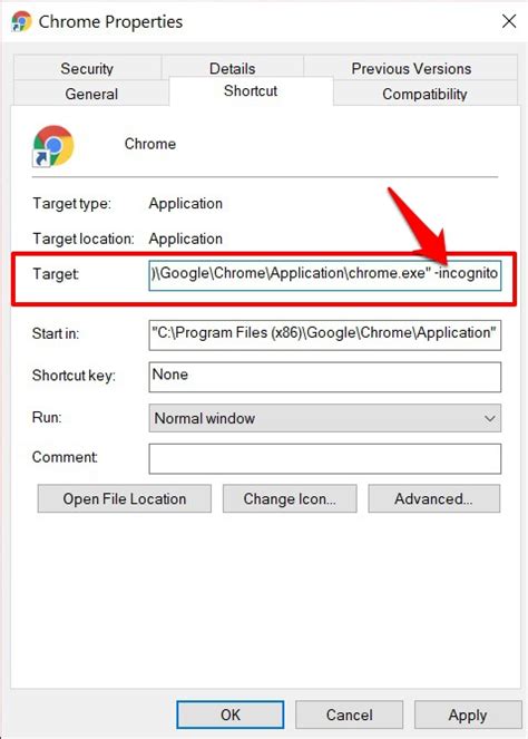 How To Always Open Chrome In Safe Mode Or Incognito