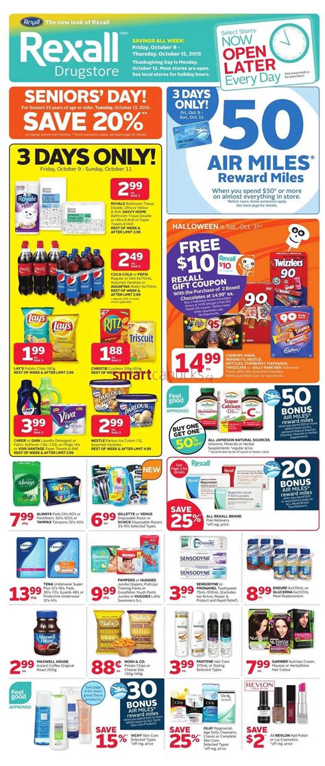 Rexall West Flyer October 9 To 15