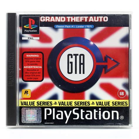 Grand Theft Auto Mission Pack 1 London 1969 Ps1 Wts Retro