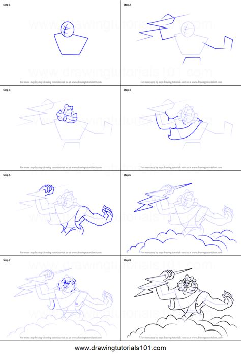 Even the older ones struggled to draw a 3d cube correctly. How to Draw Zeus from Fantasia printable step by step ...