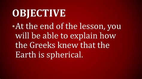 Solution Lesson 3 Q2how The Greeks Knew That The Earth Is Studypool
