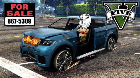 How Damaged Of A Car Can I Sell In Gta 5 Online Youtube