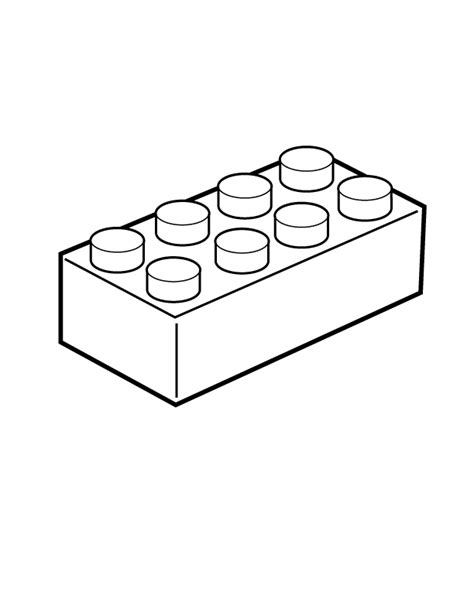 Lego Blocks Coloring Pages Coloring Home