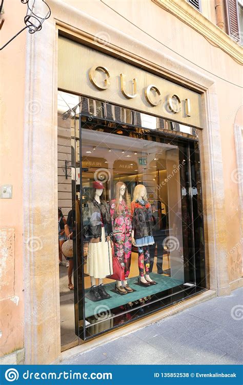Gucci Store In Via Condotti Rome Italy Editorial Stock Photo Image