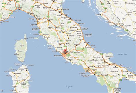 Rome Carte Et Image Satellite