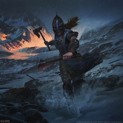Artstation Inspiring Stormcloak Nuare Studio Elder Scrolls V Skyrim
