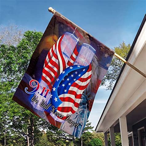 911 Never Forget Flag Patriot Decor On September 11 Prayer Flags
