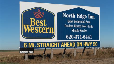 Best Western Outdoor Advertising In Western Ks Luminous Neon Art