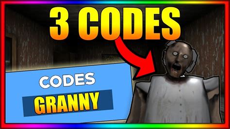 Roblox Granny Codes Roblox Codes Youtube