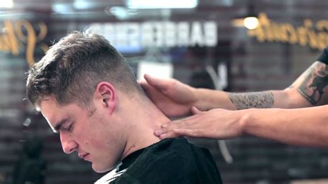 nomad barber head and neck massage asmr youtube