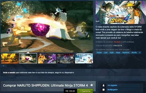 Install the game on you pc. Download Naruto Ultimate Ninja Storm 4 Gratis | Descargar Game