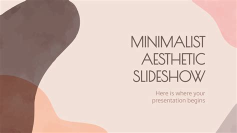 Slideshow Templates Aesthetic