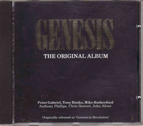 Genesis The Original Album 1990 Cd Discogs
