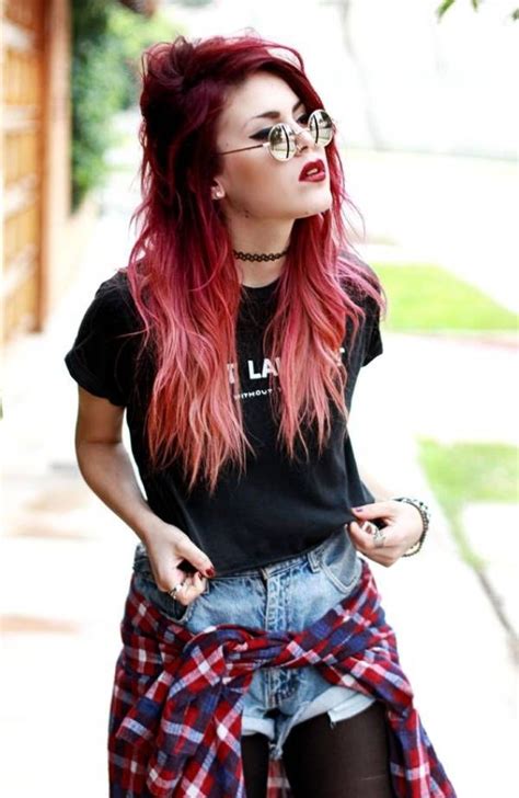 Pink Hairstyles And Pink Hair Colouring Product Review Guide Grunge