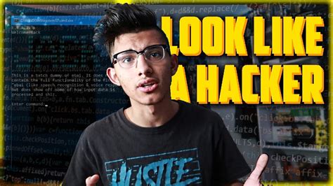 Make Yourself Look Like A Hacker Youtube