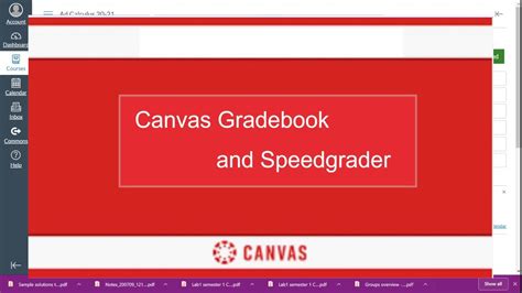 Using The Gradebook And Speedgrader In Canvas Youtube