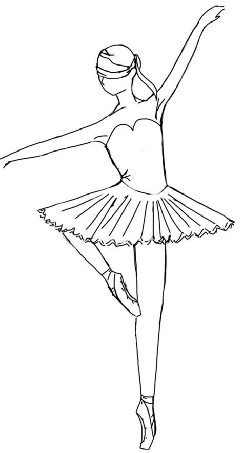 Ballerina Drawing Easy At Explore Collection Of