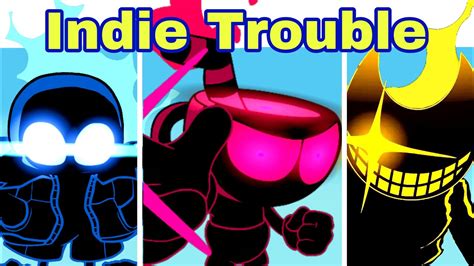 Friday Night Funkin Indie Trouble Triple Trouble But Indie Cross