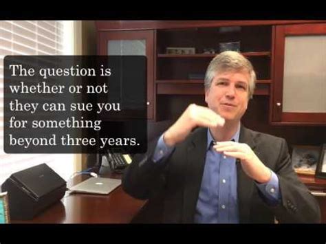 All consumer debts have limits on the number of years creditors have, and each state has its own limitations. "What is the Statute of Limitation on an old credit card debt in Alabama?" - YouTube