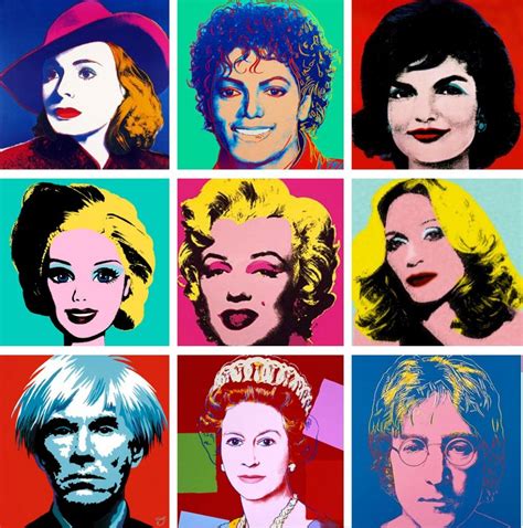 Muestra De Las Obras De Warhol Creador E Impulsor Del Popart Como Un