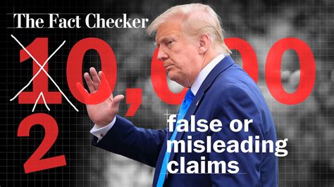 President Trump Has Made More Than 20000 False Or Misleading Claims Fact Checker The