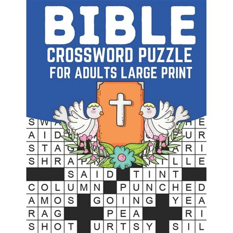 Printable Bible Crossword Puzzles For Adults Printable Crossword