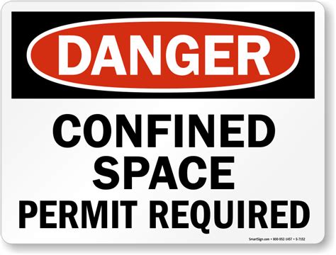 Confined Space Signs