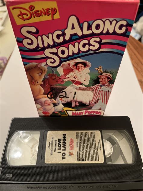 Vintage Disney Sing Along Songs I Love To Laugh VHS Volume Nine EBay