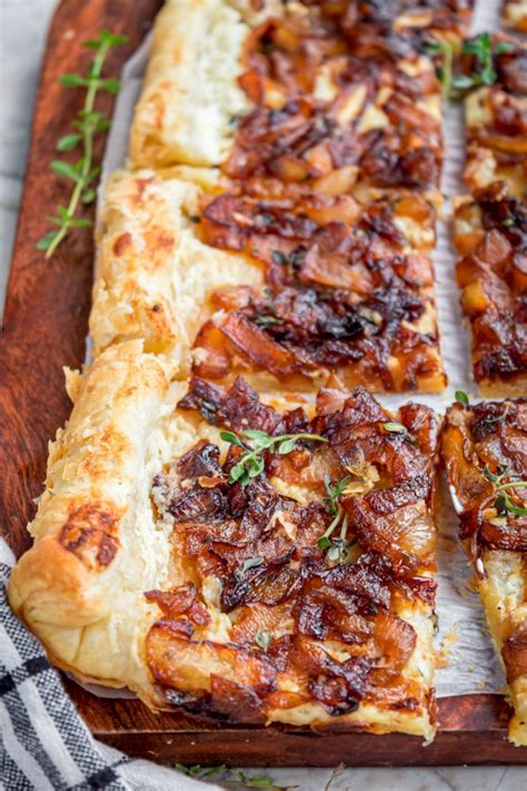 Caramelized Onion Tart Sandras Easy Cooking