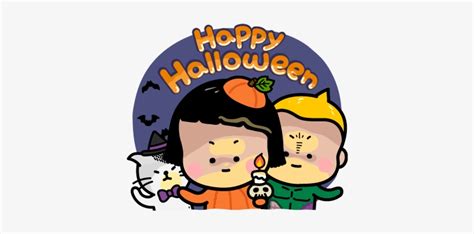 Happy Halloween With Mim Mobile Girl Mim Line Stickers Free