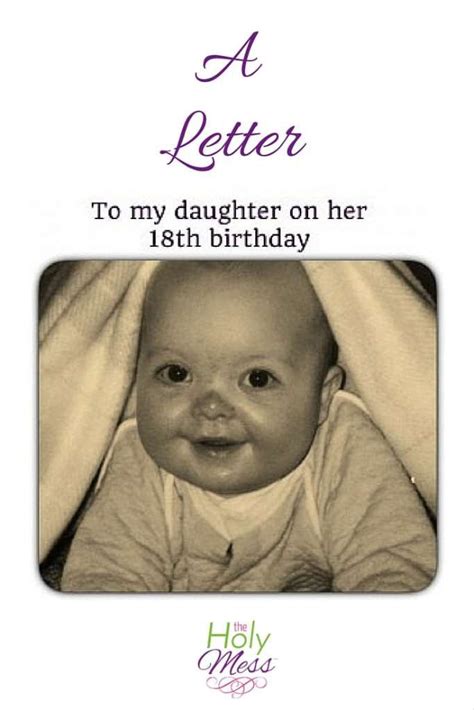 A Letter To My Daughter On Her 18th Birthday Letter To My Daughter Birthday Message For