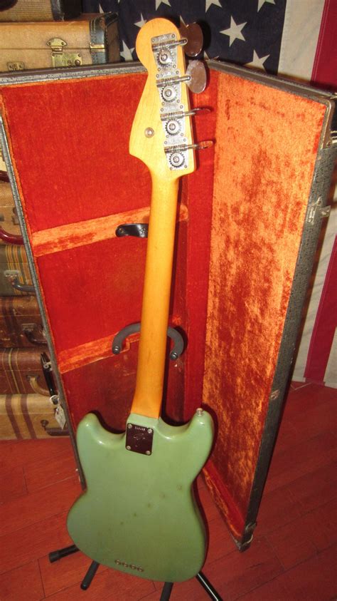 1968 Fender Mustang Bass Daphne Blue Guitars Bass Rivington Guitars