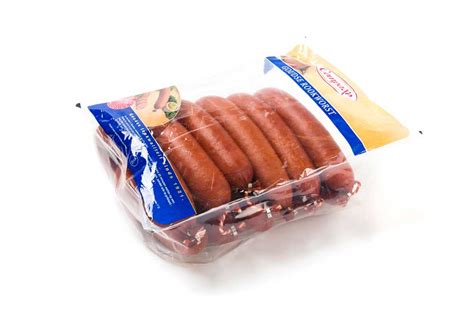 Sausage Packaging Machine Thermoformer Map Packaging In Flexible Film