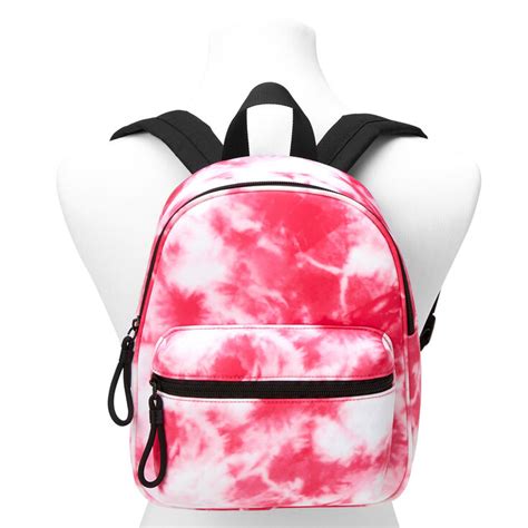 Pink Tie Dye Small Backpack Claires