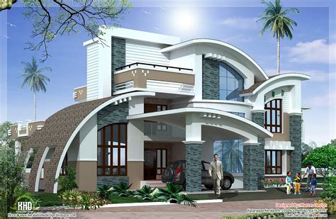 Modern Mix Luxury Home Design Kerala Home Design And