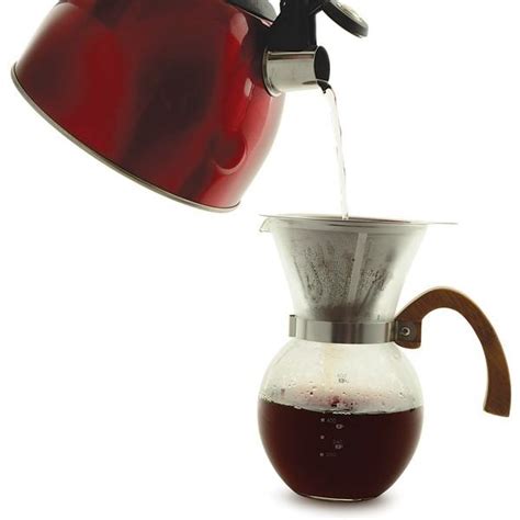 Pour Over Coffee Maker, Stainless Steel Filter