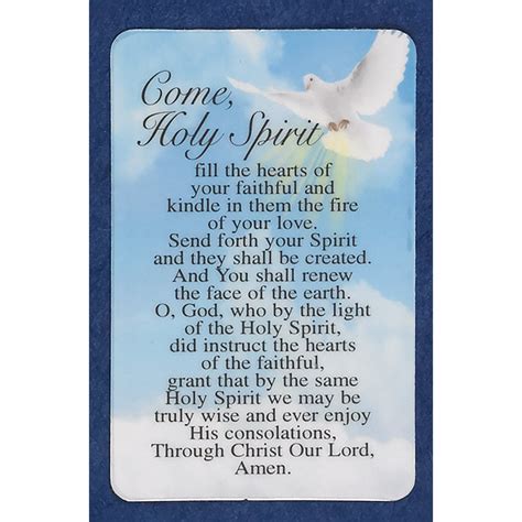 Printable Holy Spirit Prayer